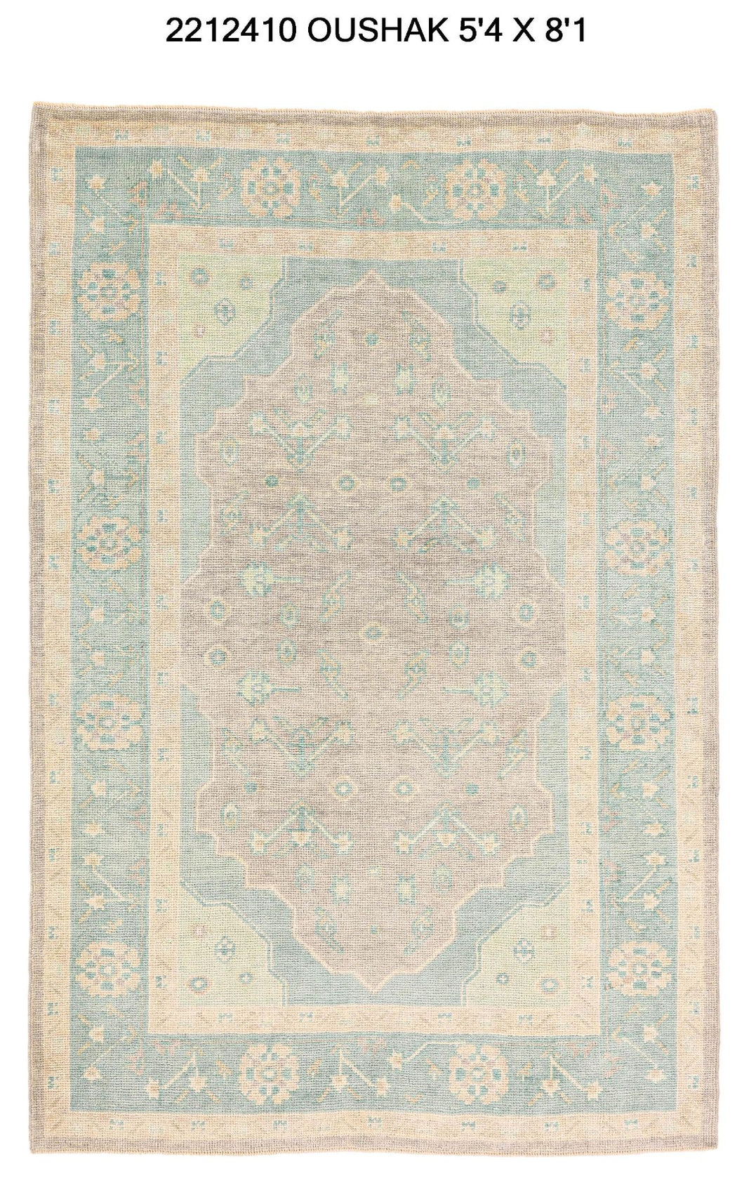 5x8 Modern Oushak Area Rug
