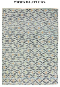 9x12 Modern Tulu Area Rug