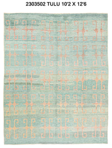 10x13 Modern Tulu Area Rug