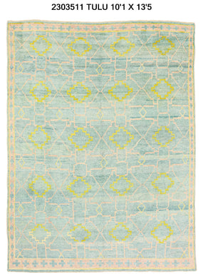 10x13 Modern Tulu Area Rug