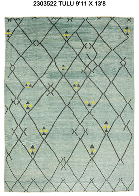 10x14 Modern Tulu Area Rug