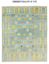 9x11 Modern Tulu Area Rug