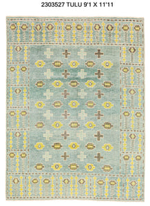 9x12 Modern Tulu Area Rug