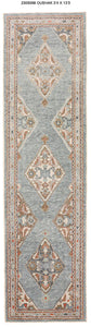 3x13 Modern Oushak Area Runner Rug