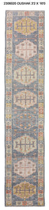 3x16 Modern Oushak Area Runner Rug