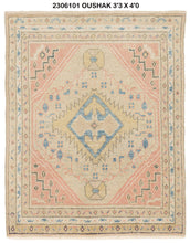 3x4 Modern Oushak Area Rug