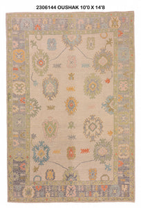 10x15 Modern Oushak Area Rug