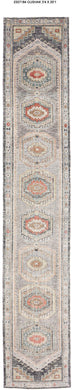 3x20 Modern Oushak Area Runner Rug