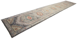 3x20 Modern Oushak Area Runner Rug