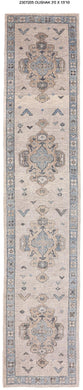 3x16 Modern Oushak Area Runner Rug