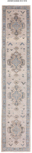 3x16 Modern Oushak Area Runner Rug