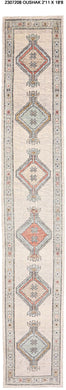 3x19 Modern Oushak Area Runner Rug