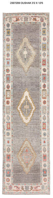 3x12 Modern Oushak Area Runner Rug