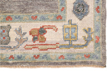 3x12 Modern Oushak Area Runner Rug