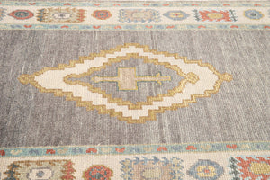 3x12 Modern Oushak Area Runner Rug