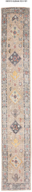 3x20 Modern Oushak Area Runner Rug