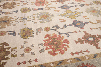 12x15 Modern Oushak Area Rug