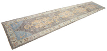 3x16 Modern Oushak Area Runner Rug