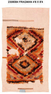 5x8 Old & Vintage Turkish Area Rug