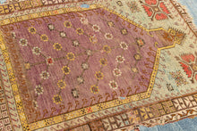 4x9 Old & Vintage Turkish Area Rug