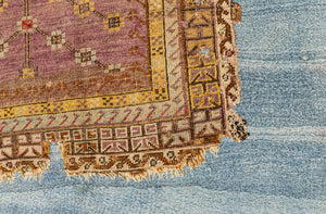 4x9 Old & Vintage Turkish Area Rug