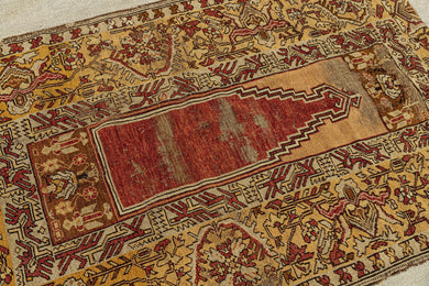 6x7 Old & Vintage Turkish Area Rug