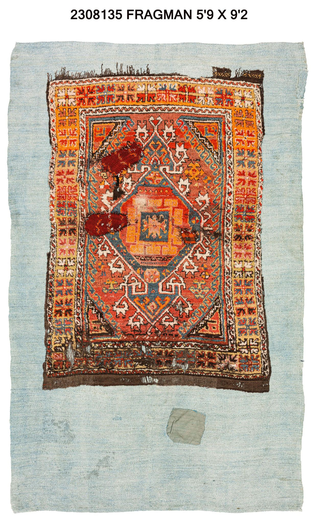 6x9 Old & Vintage Turkish Area Rug
