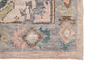 3x16 Modern Oushak Area Runner Rug