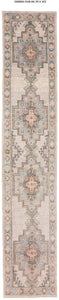 3x16 Modern Oushak Area Runner Rug
