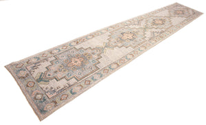 3x16 Modern Oushak Area Runner Rug
