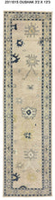3x13 Modern Oushak Area Runner Rug