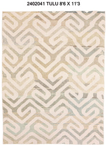 9x11 Modern Oushak Area Rug