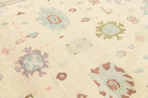 9x10 Modern Oushak Area Rug