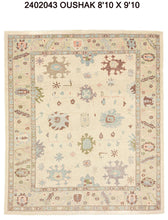9x10 Modern Oushak Area Rug