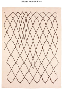 11x14 Modern Tulu Area Rug