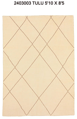 6x8 Modern Tulu Area Rug