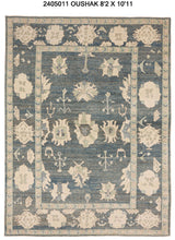 8x11 Modern Oushak Area Rug