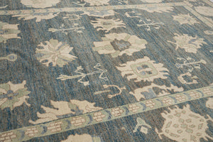 8x11 Modern Oushak Area Rug