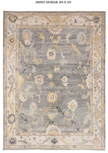 10x14 Modern Oushak Area Rug