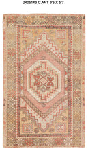 3x6 Old & Vintage Turkish Area Rug