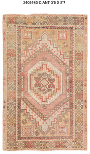 3x6 Old & Vintage Turkish Area Rug