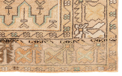4x7 Old & Vintage Turkish Area Runner Rug