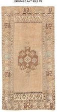 4x7 Old & Vintage Turkish Area Runner Rug