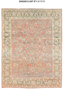 9x12 Old & Vintage Turkish Area Rug