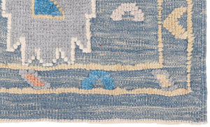 10x14 Modern Fun Kilim Area Rug
