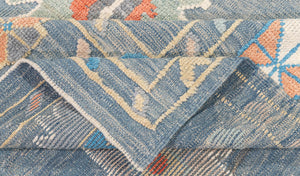 10x14 Modern Fun Kilim Area Rug