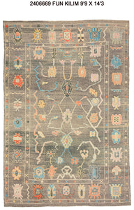 10x14 Old & Vintage Turkish Area Rug