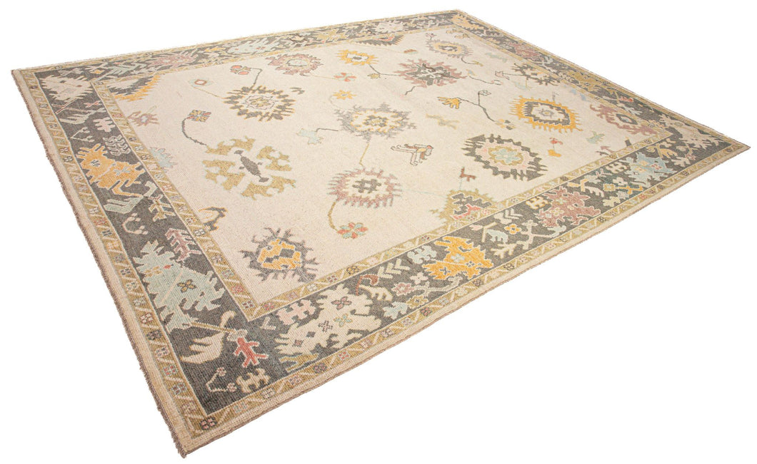 9x12 Modern Oushak Area Rug