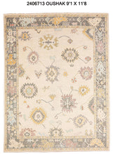 9x12 Modern Oushak Area Rug