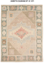 9x12 Modern Oushak Area Rug